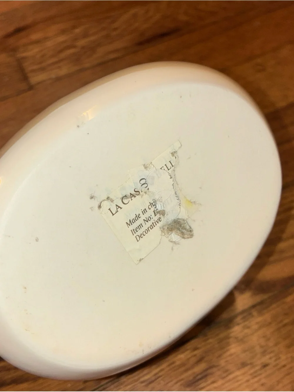 White Ceramic Oval Trinket Dish - Minimalist Jewelry Holder